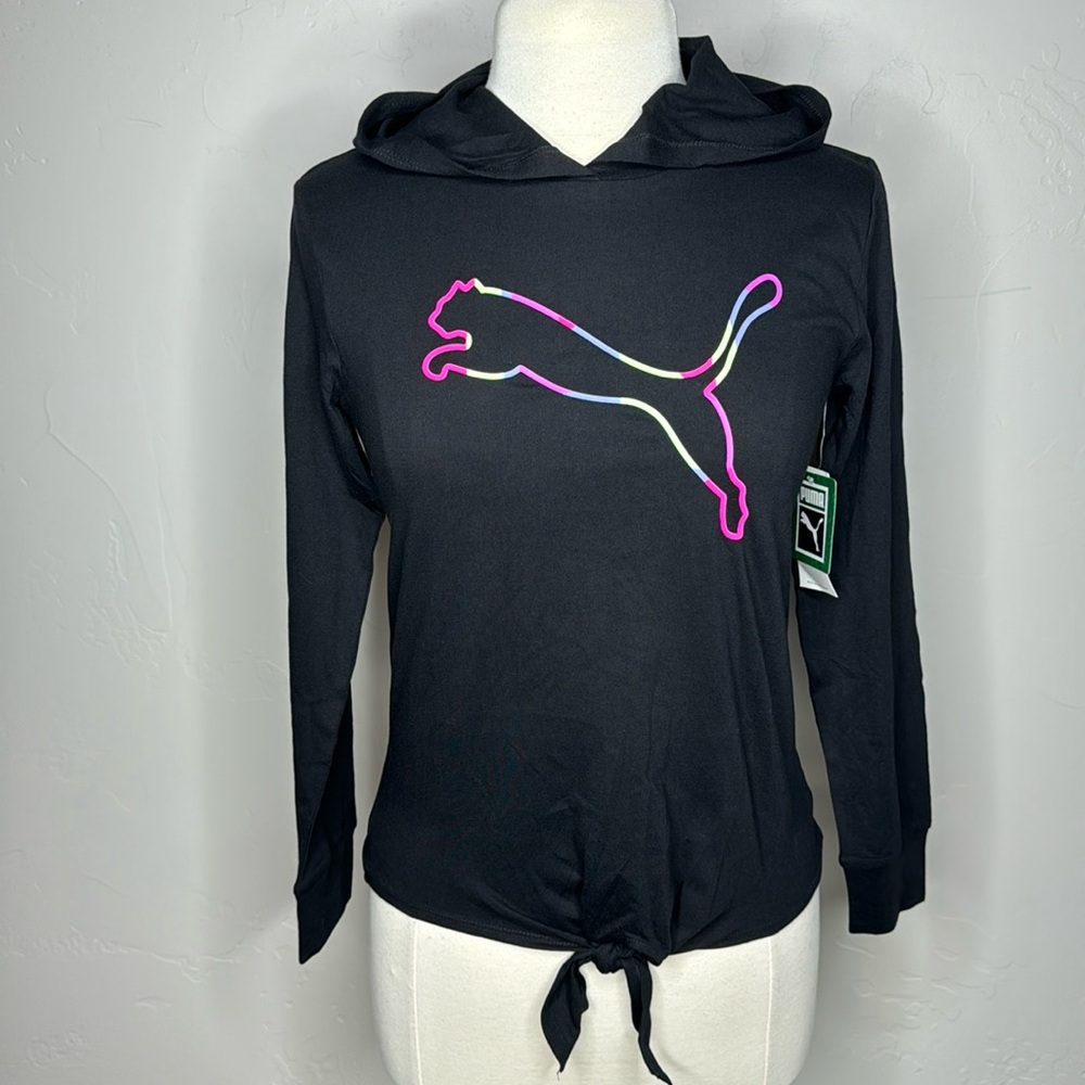 NWT Puma Kids Hoodie with waist tie Size XL (16)